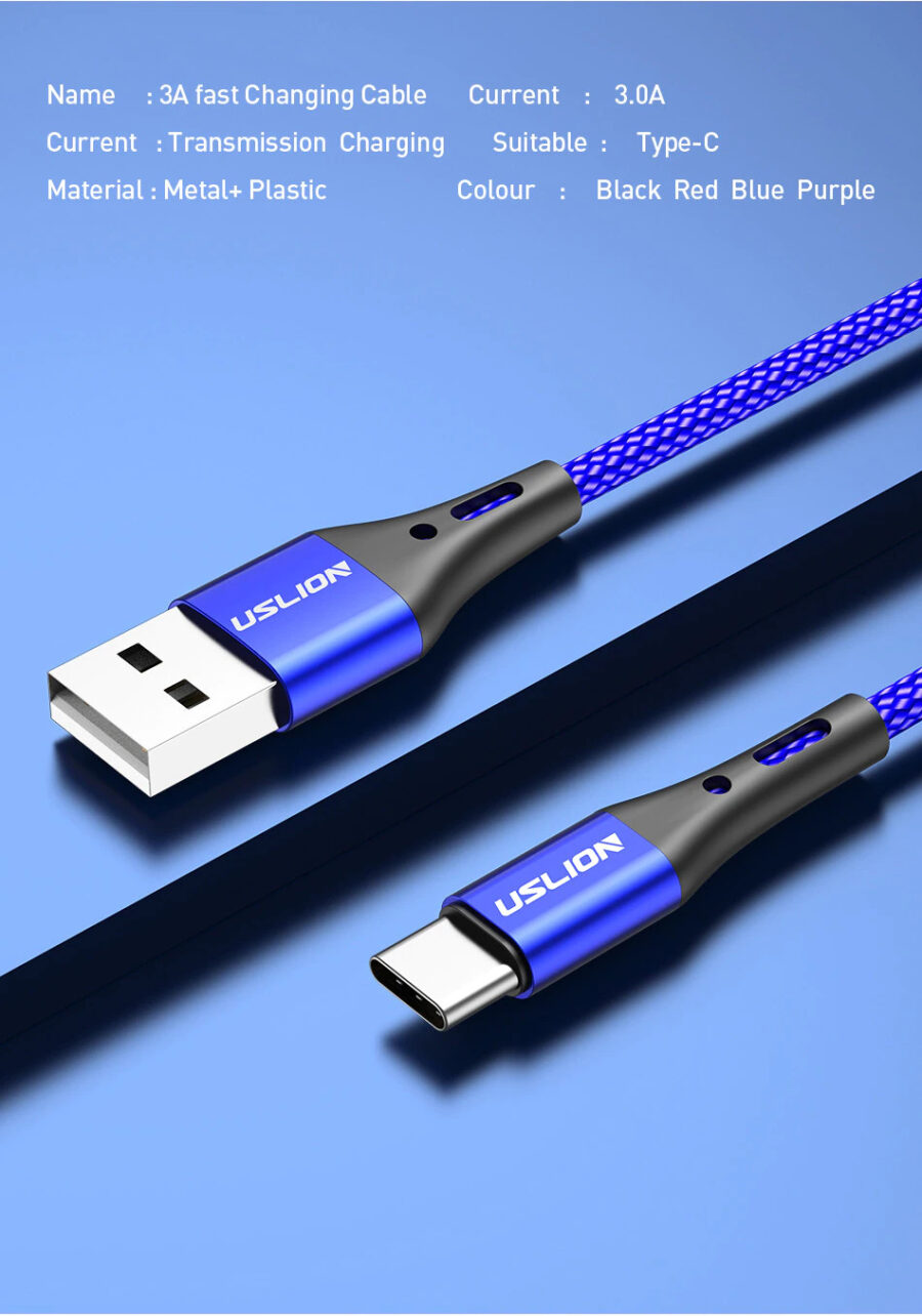 Handy Ladekabel USB A to USB C 3.0 A