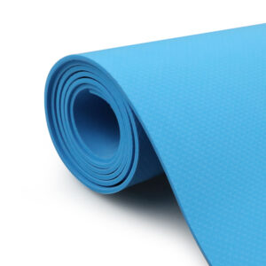 Yogamatte blau – 6mm Dicke