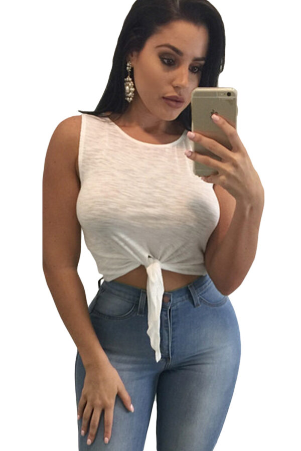 Crop Top weiss