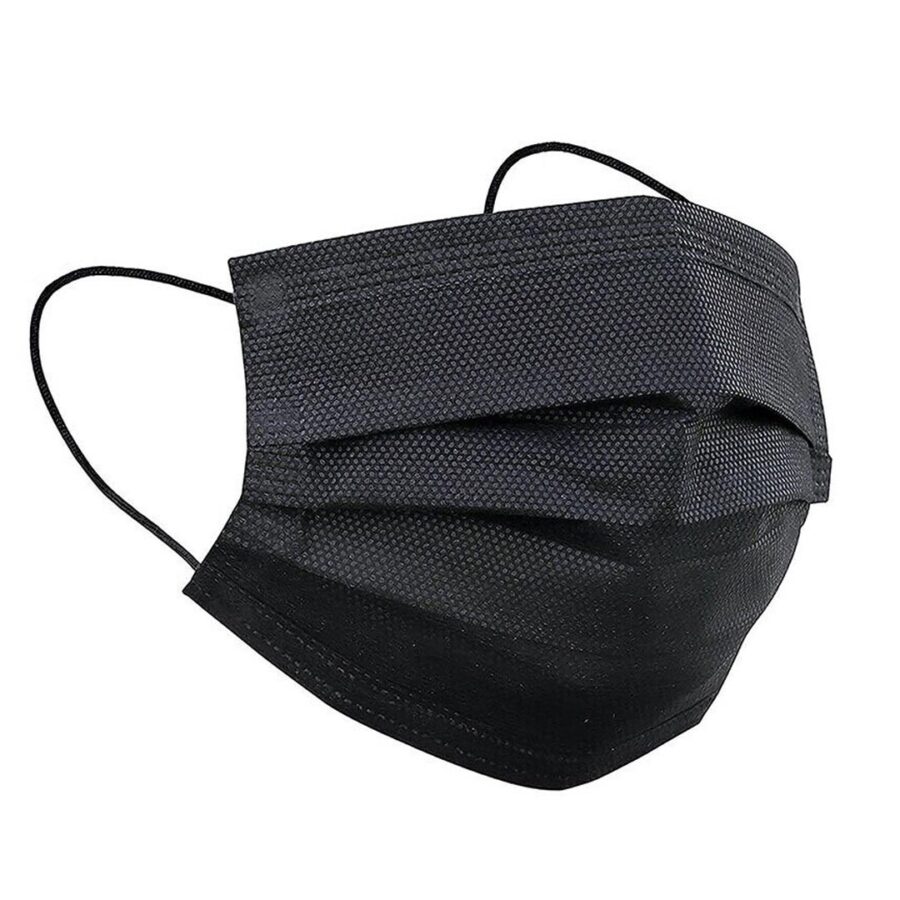 Einweg Hygienemasken / Schutzmasken schwarz