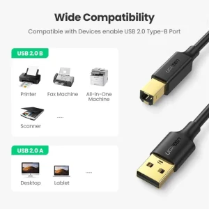 USB 2.0 Kabel für Drucker & Scanner
