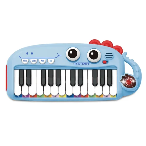 Elektronik-Keyboard blau, 24 Tasten
