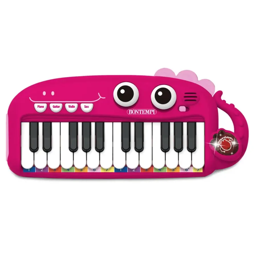 Elektronik-Keyboard pink, 24 Tasten